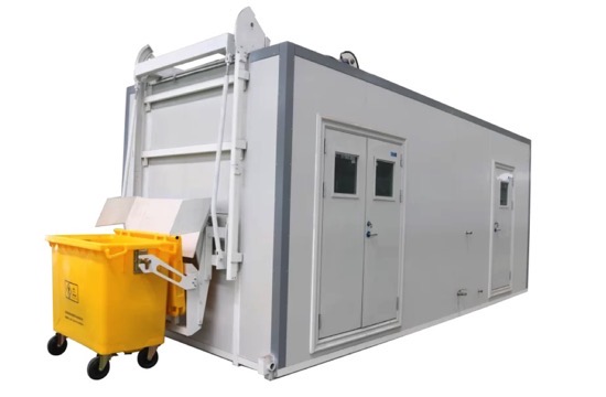 3Tons-Medical waste Microwave disinfection Station